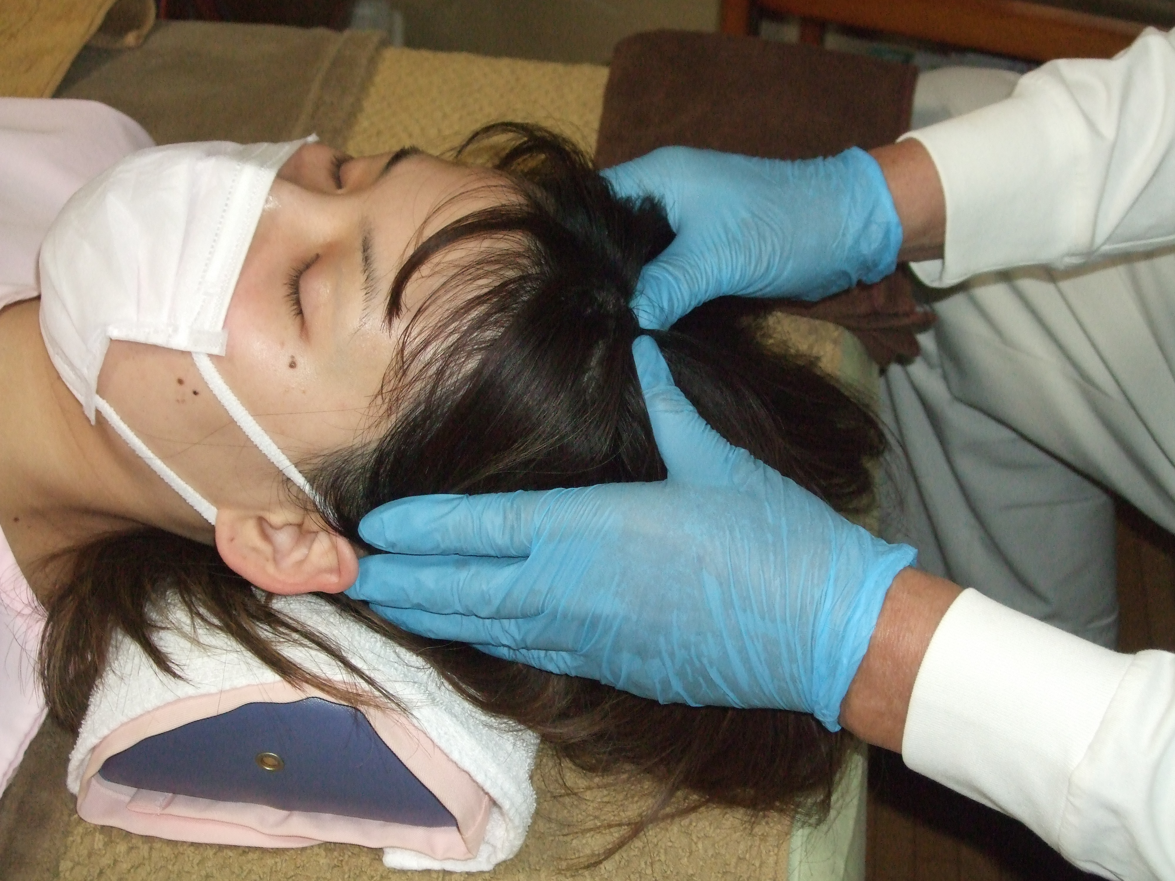 ヘッドマッサージの画像